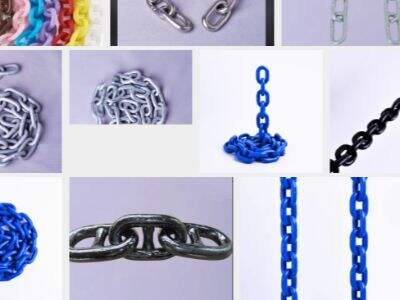 What is the difference between welded chains and cast chains?